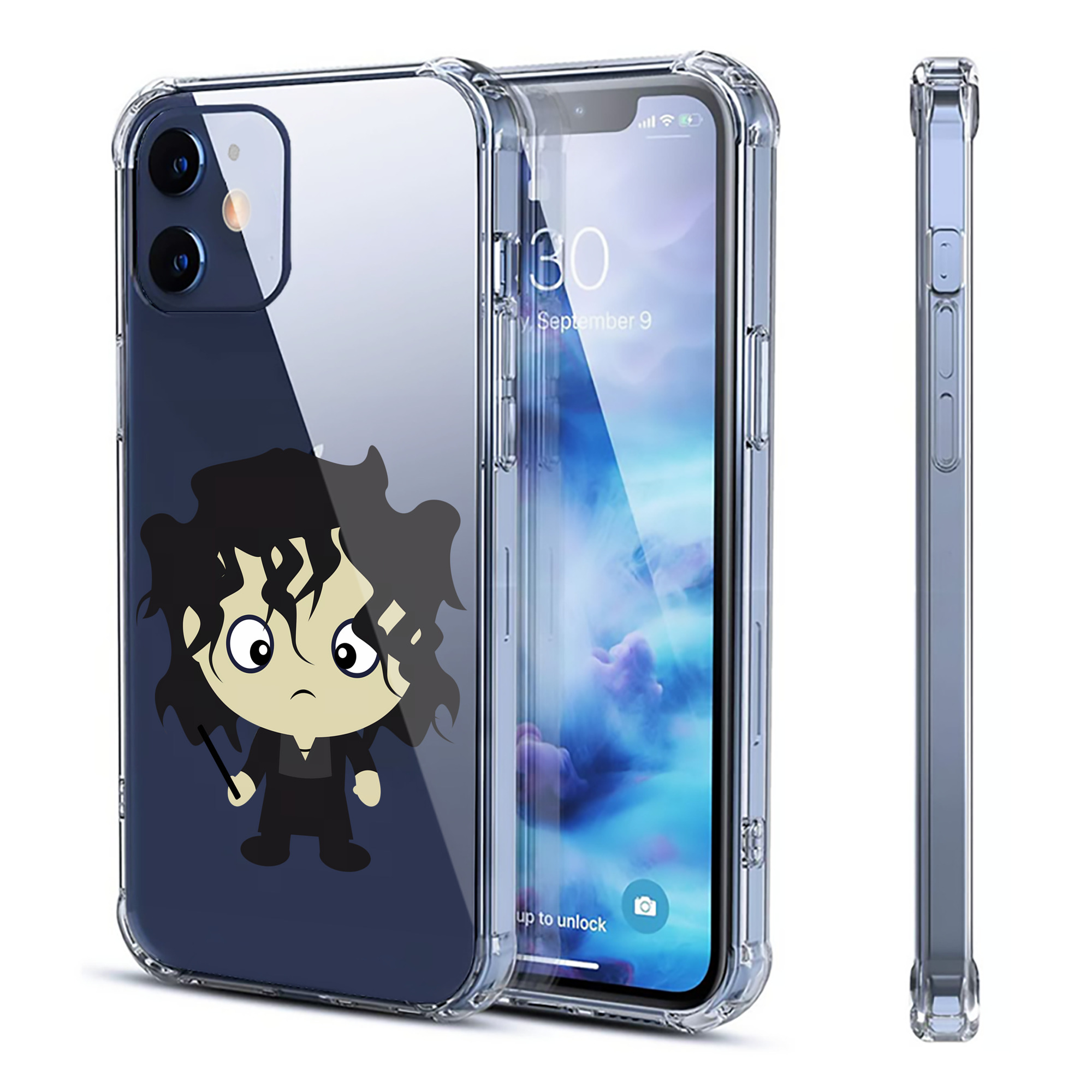 （画像用） Harry Potter ハリー・ポッターシリーズ 【iPhone 12シリーズ対応】透明スマホケース（クリアソフトケース）